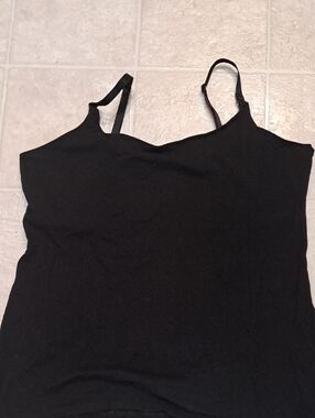 H&M Black Slim Camisole with Adjustable Straps